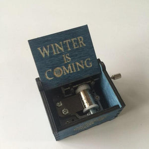 Engraved wooden music box Game of Thrones